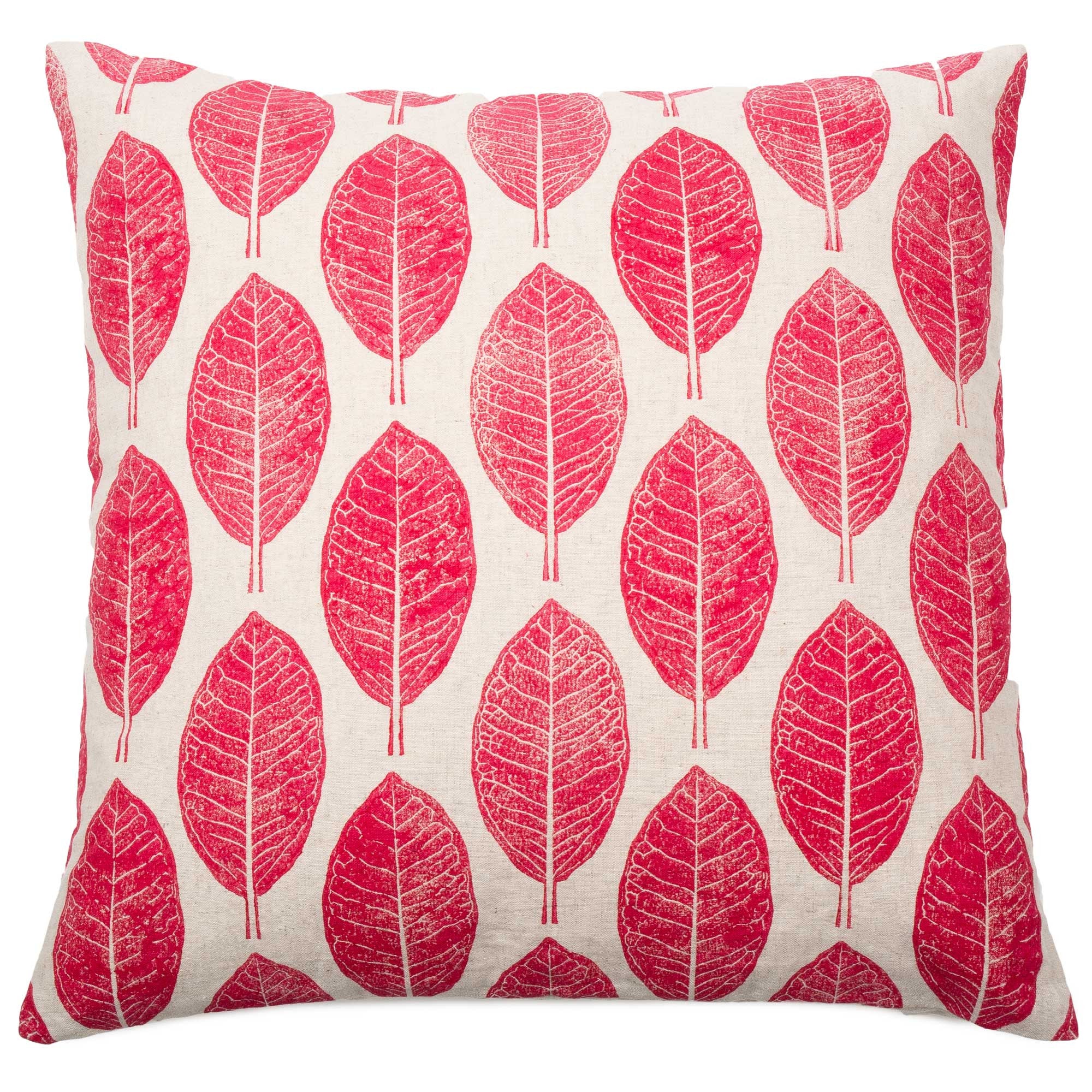 Pink Leaves cushion