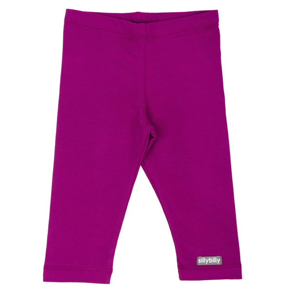 Grape cropped leggings
