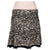 Scribble frill skirt